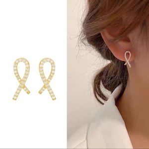 Golden Gemstone Earrings